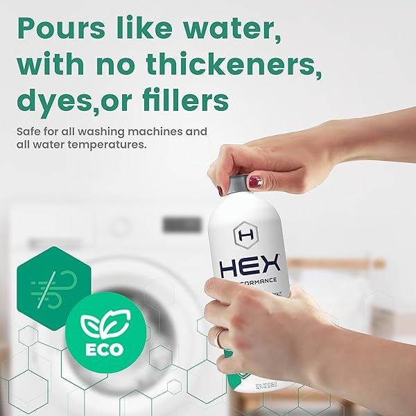 HEX Performance Advanced - Detergente de una sola dosis, Free + Clear, 32 Loads (Pack of 2) - Image 5