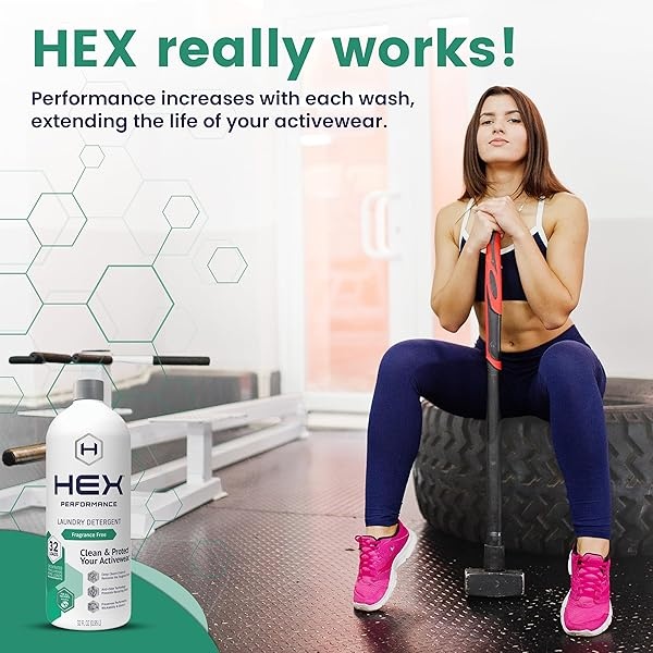 HEX Performance Advanced - Detergente de una sola dosis, Free + Clear, 32 Loads (Pack of 2) - Image 6