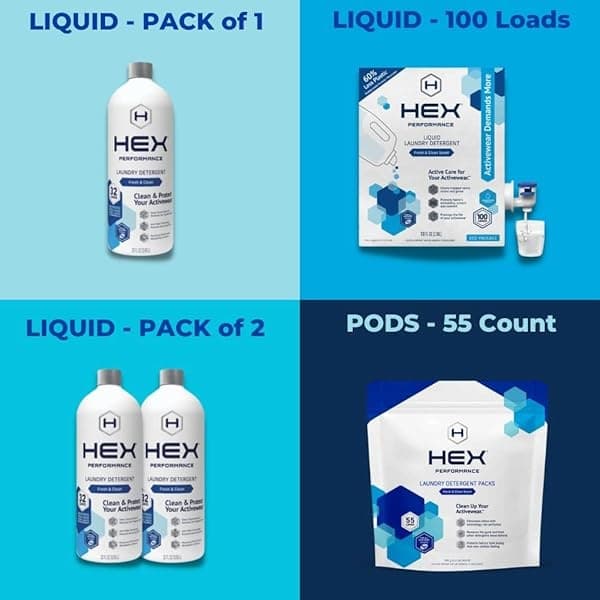 HEX Performance Paquetes de lavandería, diseñados para prendas activas, ecológicas - Image 10