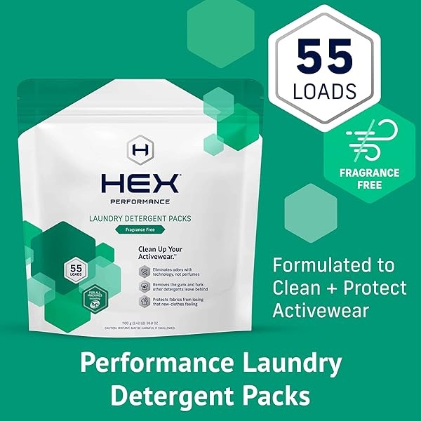 HEX Performance Paquetes de lavandería, diseñados para prendas activas, ecológicas - Image 3
