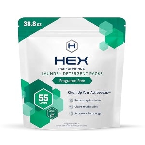 HEX Performance Paquetes de lavandería, diseñados para prendas activas, ecológicas