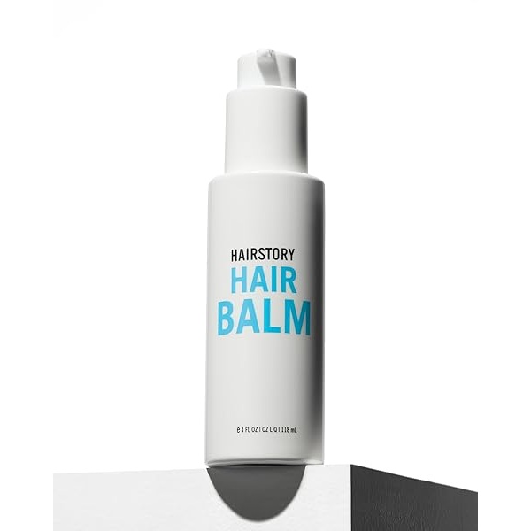 Hairstory Bálsamo hidratante para el cabello, botella de 4 onzas, dejar en acondicionador para cabello rizado, suaviza el grosor y el encrespamiento, gestiona la sequedad y desenredar nudos, ingredientes naturales - Image 3