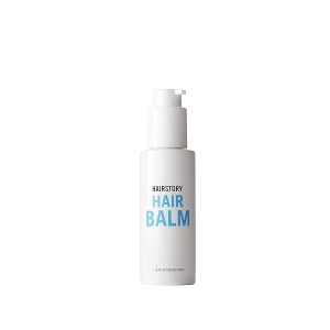 Hairstory Bálsamo hidratante para el cabello, botella de 4 onzas, dejar en acondicionador para cabello rizado, suaviza el grosor y el encrespamiento, gestiona la sequedad y desenredar nudos, ingredientes naturales