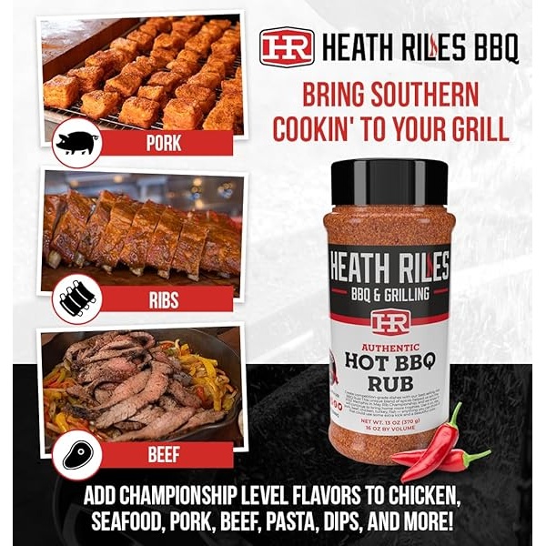 Heath Riles BBQ Hot BBQ Rub - Image 3