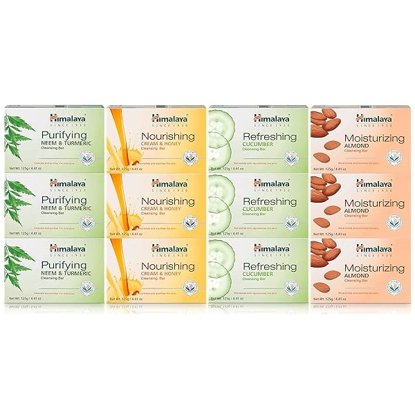 Himalaya Herbal Healthcare Himalaya - Jabones para piel fresca y suave, 125 g (12 unidades)