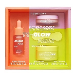I DEW CARE Vitamina To-Glow Pack Cuidado de la piel | Kit de inicio para el cuidado de la piel | Cuidado de la piel coreano, vegano, libre de crueldad, sin parabenos | Regalos de cumpleaños para amigas femeninas