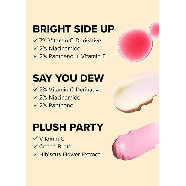 I Dew Care Skincare Set - Vitamin To Glow Pack | Illuminating Vitamin C Trio with Niacinamide, Travel Size, Cream, Lip Mask, Serum - Image 9