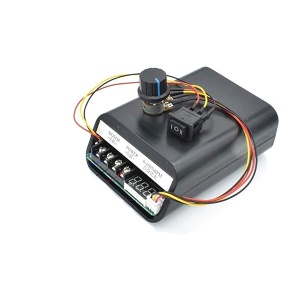 ICQUANZX DC10-55V driver de velocidad del motor del cepillo para polvo DC con visualización digital y ventilador interior 40A-60A