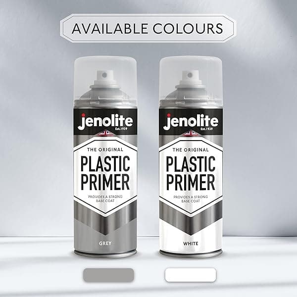 JENOLITE - Aerosol de plástico para imprimación | Gris, imprimación de plástico duradero de alta calidad, ideal para muebles de jardín de plástico, macetas y otros plásticos duros | 400 ml (14 onzas) - Image 8