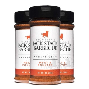 Jack Stack Barbacoa para carne y aves de corral, paquete de 3