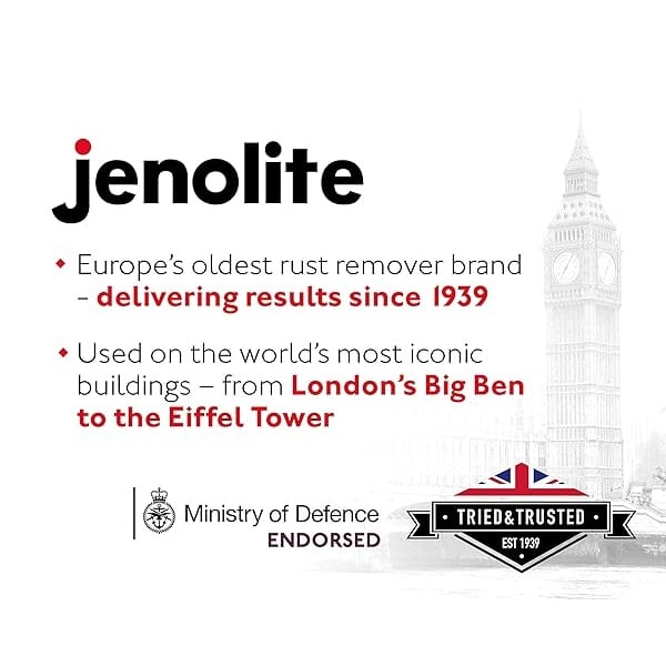 Jenolite convertidor de óxido – Convierte el óxido para dejar una superficie imprimada lista para pintar, 946 ml - Image 5