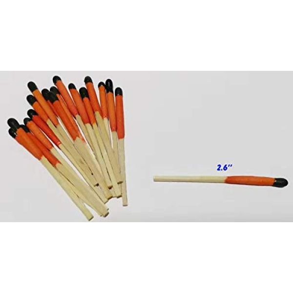 Jet 6 bolsas de magnesio para principiantes de emergencia + 1 caja de lata y kit de fósforos para acampar y senderismo (lata grande y 6 bolsas Mag + kit de coincidencia resistente al viento) - Image 3