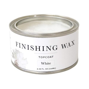 Jolie Cera de acabado - Pintura protectora - Uso en muebles de interior, armarios, paredes, decoración del hogar y accesorios - Sin olor, no peligroso - Blanco - 120 ml