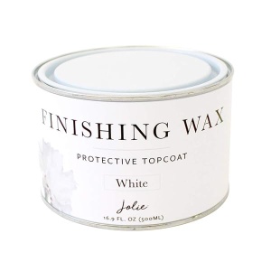 Jolie Cera de acabado, pintura protectora para la capa superior, uso en muebles de interior, armarios, paredes, decoración del hogar y accesorios, sin olor, no peligrosa, color blanco, 500 ml