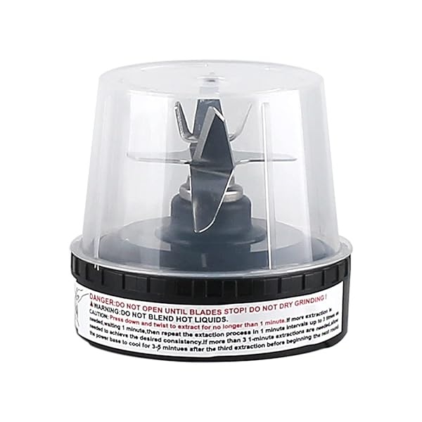 Joyparts Hoja de piezas de repuesto, compatible con Ninja Blender BL201/BL200, accesorios adecuados para Ninja BL201C/BL209/BL203QBK (6 aletas) (1) - Image 5