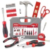 Juego de Herramientas de Bricolaje Para el Hogar Hi-Spec de 42 Piezas Con Herramientas Manuales y Un Mango de Destornillador 2 en 1 Para Reparaciones Domésticas