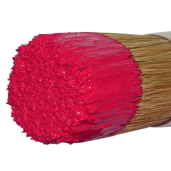 Juego de pinceles de tiza y cera, 4 pinceles para pintura de muebles, cerdas naturales de jabalí para pintura de tiza y leche y cera, decoración del hogar, manualidades, proyectos de pintura - Image 4