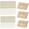Juego de tenedores de bambú para cócteles, 200 palillos de comida y 300 tenedores de cóctel para fiestas, banquetes, buffet y catering, palillos de cóctel de bambú natural para aperitivos, cócteles, frutas, pasteles, postres, #Un cóctel selecciones
