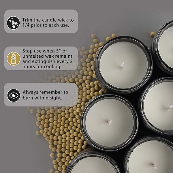 Juego de velas perfumadas | Juego de velas para hombre, velas perfumadas para el hogar, regalos para hombres, paquete de 4 velas para hombres, velas de soja, aromas de lavanda, piel, roble, humo y - Image 8