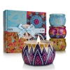 Juego de velas perfumadas para mujer, velas portátiles, regalo de fragancia para el día de la madre, cumpleaños, día de San Valentín, bodas, vela de soja, velas de aromaterapia de larga duración