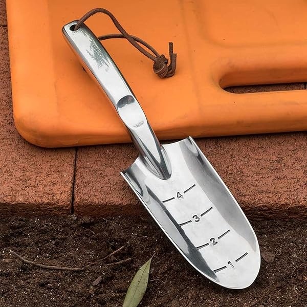 Kings County Tools Juego de Palas, Palas y Tenedores de jardín, Aluminio Fundido Pulido, Kit de Cultivo de Piso, Ideal para Todas Las Condiciones del Piso, Mango Suave con Hueco para el Pulgar - Image 4