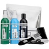 Kit de limpiador de zapatos – Productos de limpieza de zapatos – Solución natural limpiador de tenis de 8 onzas, desodorizador de zapatos, espray repelente de manchas y agua, seguro en vinilo, nobuck, gamuza, lona, malla, paño y más