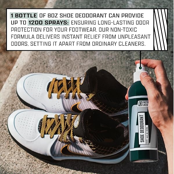 Kit de limpiador de zapatos – Productos de limpieza de zapatos – Solución natural limpiador de tenis de 8 onzas, desodorizador de zapatos, espray repelente de manchas y agua, seguro en vinilo, nobuck, gamuza, lona, malla, paño y más - Image 6