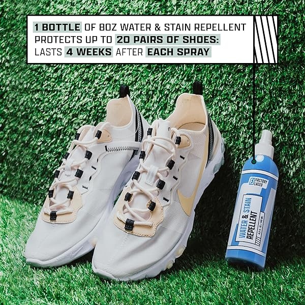 Kit de limpiador de zapatos – Productos de limpieza de zapatos – Solución natural limpiador de tenis de 8 onzas, desodorizador de zapatos, espray repelente de manchas y agua, seguro en vinilo, nobuck, gamuza, lona, malla, paño y más - Image 7