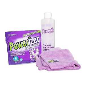 Kit de muestras – bolsa de 1 libra, 2 paños de microfibra ultra felpa, 1 botella de chorrito)