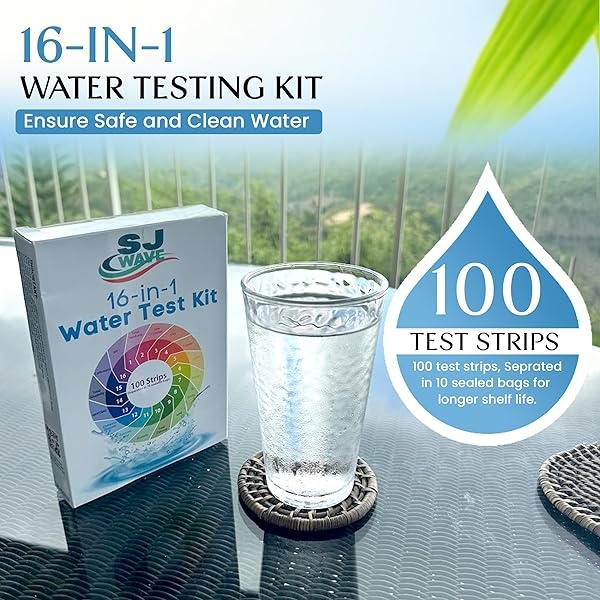 Kit de prueba de agua potable 16 en 1 | Tiras de prueba de alta sensibilidad detectan pH, dureza, cloro, plomo, hierro, cobre, nitrato, nitrito | Tiras de prueba de pureza del agua para el hogar para - Image 5