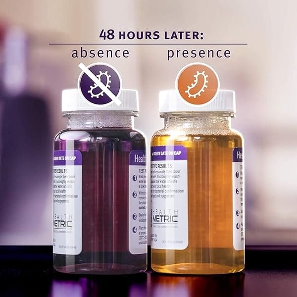 Kit de prueba de bacterias coliformes para agua potable, fácil de usar, kit de prueba de calidad del agua de 48 horas para agua de llave y pozo en el hogar, método de prueba aprobado por la EPA, fabricado en los Estados Unidos, incl. E Coli | Paquete de 4 - Image 7