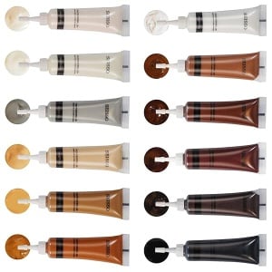 Kit de reparación de madera para retocar cualquier mueble de madera, 12 colores de superficie de cubierta de arañazos para mesa de piso de madera, pintura de muebles de relleno, roble, gabinete, puerta, chapa, cereza, nogal