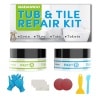 Kit de reparación para tina, azulejos y ducha, color blanco