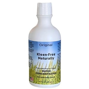 Kleen Free Naturally Original Concentrate Limpiador enzimático de 32 onzas líquidas, solución enzimática y limpiador multiusos, aditivo para lavandería y más