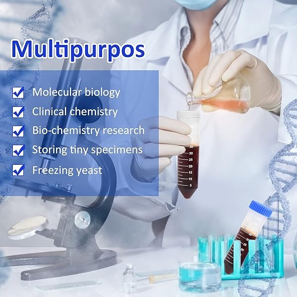 LGEVER Plastic Test Tubes 50mL with Screw Caps, 25pcs EO Sterile Conical Centrifuge Tubes, Polypropylene Container Bulk with Graduated and Write-on Spot, Non-Pyrogenic, DN/RNase Free Human DNA-Free - Image 7