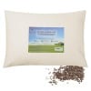 LOFE - Almohada orgánica de trigo sarraceno para dormir, 14 x 20 pulgadas, altura ajustable, transpirable para dormir fresco, soporte cervical para dormir de espalda y lateral (cascos de trigo