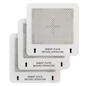 LUFUTATECH Placas de ozono de cerámica universales para generadores de ozono genéricos, purificador de aire de purificación lavable, placas de ozono de repuesto de 4.5 x 4.5 pulgadas (paquete de 3)