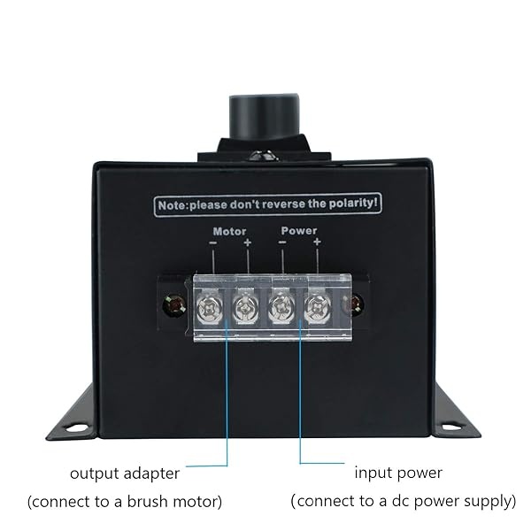 L&Z Controlador de velocidad del motor CC PWM 6-90V 15A Módulo de control de ajuste del motor 1000W 16kHz - Image 5