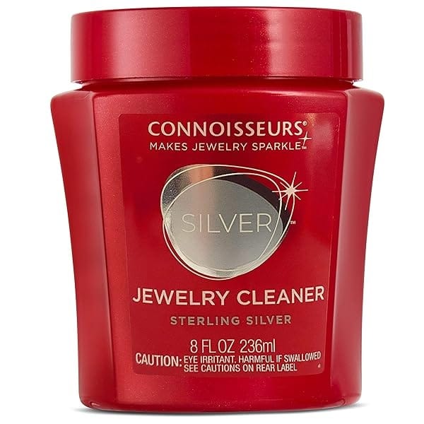 Limpiador de joyas de plata Connoisseurs con cesta de limpieza y paño de pulido 8 onzas. - Image 3