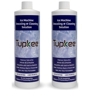 Limpiador de máquina de hielo Tupkee níquel seguro - 16 oz limpiador de máquina de hielo, universal para Affresh, Whirlpool 4396808, Manitowoc, Kitchenaid, Scotsman Limpiador de máquina de hielo y descalcificador