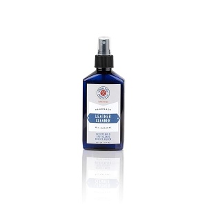 Limpiador de piel totalmente natural, diseñado para combatir las manchas frescas, la suciedad, la acumulación de polvo, fácil aplicación en spray, Blanco, 6oz (177 mL)