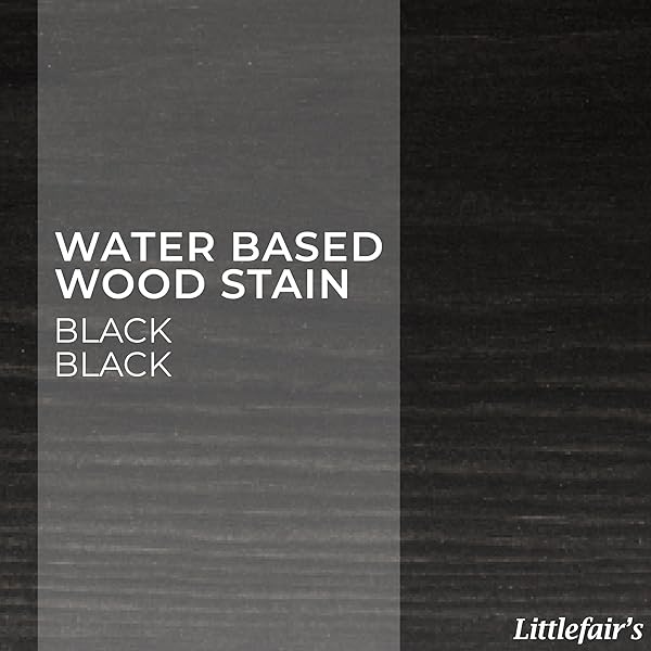 Littlefair's - Tinte para madera a base de agua, gama de colores especiales para uso en interiores y exteriores, negro (1 ltr) - Image 7