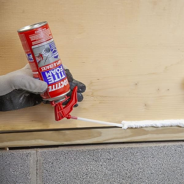 Loctite Tite Foam Gaps & cracks, sellador de espuma en aerosol, aislamiento de espuma expandible de poliuretano, lata de 12 onzas, paquete de 2 - Image 7
