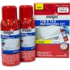 MAGIC Kit de reacabado de Tina y Azulejos, espray en Aerosol, reacabado de fregaderos, Porcelana, Fibra de Vidrio acrílica y Superficies de cerámica, Blanco Brillante