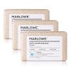 MARLOWE. No. 102 Men's Body Scrub Soap 7 oz (3 Bars) | Best Exfoliating Bar for Men | Made with Natural Ingredients | Green Tea Extract | Amazing Scent