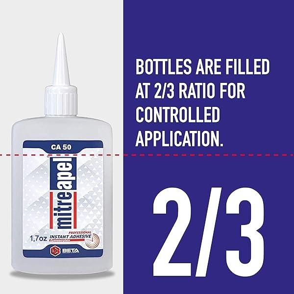 MITREAPEL Super CA Glue (1.7 onzas) con activador calcomanía en aerosol (7 onzas) - Pegamento Crazy Craft para madera, plástico, metal, piel, cerámica - Pegamento de cianoacrilato para manualidades y - Image 10