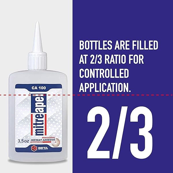 MITREAPEL Super CA - Pegamento con activador calcomanía en aerosol, 3.5 onzas, fácil unión, potente calcomanía profesional, tiempo de curado rápido, aplicación de limpieza, compatible con múltiples - Image 10