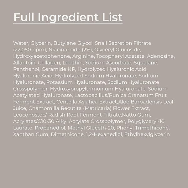 MOTHER MADE Tratamiento facial coreano de caracol hidratante profundo para piel seca, paquete de 10 | Mascarillas hidratantes de colágeno coreano para el cuidado de la piel | Filtro de secreción de caracol, Vitamina C iluminadora, Vitamina E antienvejecimiento, ácido hialurónico, sin perfume, para mujeres y hombres - Image 8