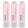 MOXĒ Rose Essential Oil Nasal Inhaler, Therapeutic No-Mess Aromatherapy, Naturally Calming, Relaxation, Mood Elevating, Pure and Natural, Made in USA (3 Pack)