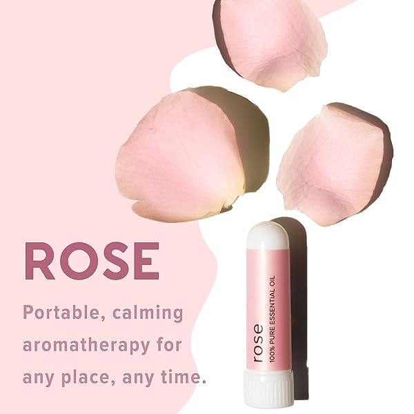 MOXĒ Rose Essential Oil Nasal Inhaler, Therapeutic No-Mess Aromatherapy, Naturally Calming, Relaxation, Mood Elevating, Pure and Natural, Made in USA (3 Pack) - Image 6
